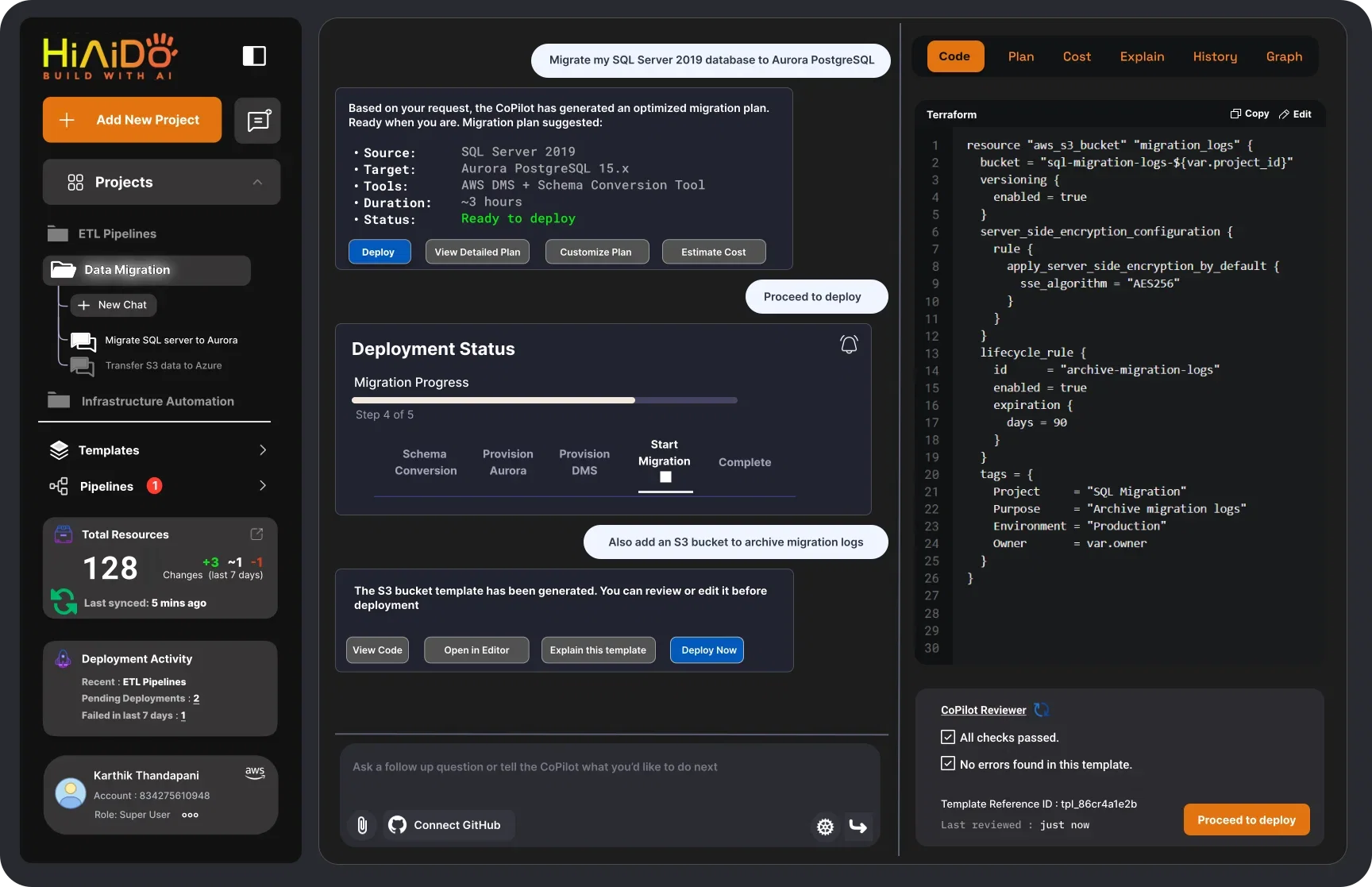 Hiaido Cloud Platform Interface